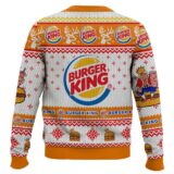 Hooktab Burger King Ugly Christmas Sweater