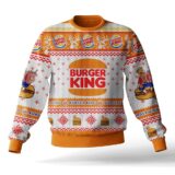 Hooktab Burger King Ugly Christmas Sweater