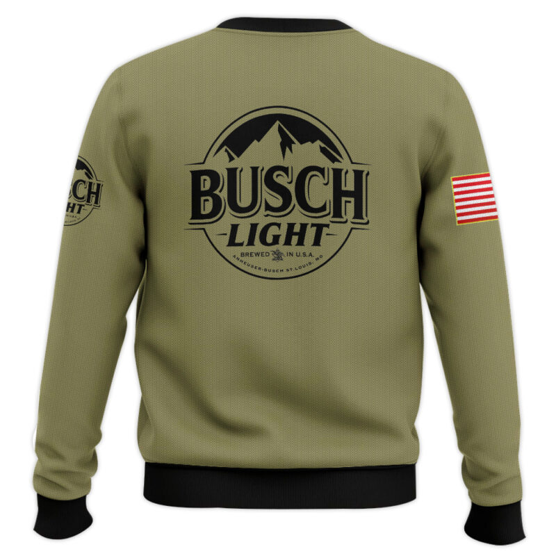Hooktab Busch Light Camo - Custom Name Ugly Christmas Sweater Hooktab Busch Light Camo - Custom Name Ugly Christmas Sweater