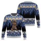 Hooktab Busch Light Drunk Bear Ugly Christmas Sweater