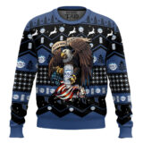 Hooktab Busch Light Eagle Ugly Christmas Sweater