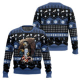 Hooktab Busch Light Eagle Ugly Christmas Sweater