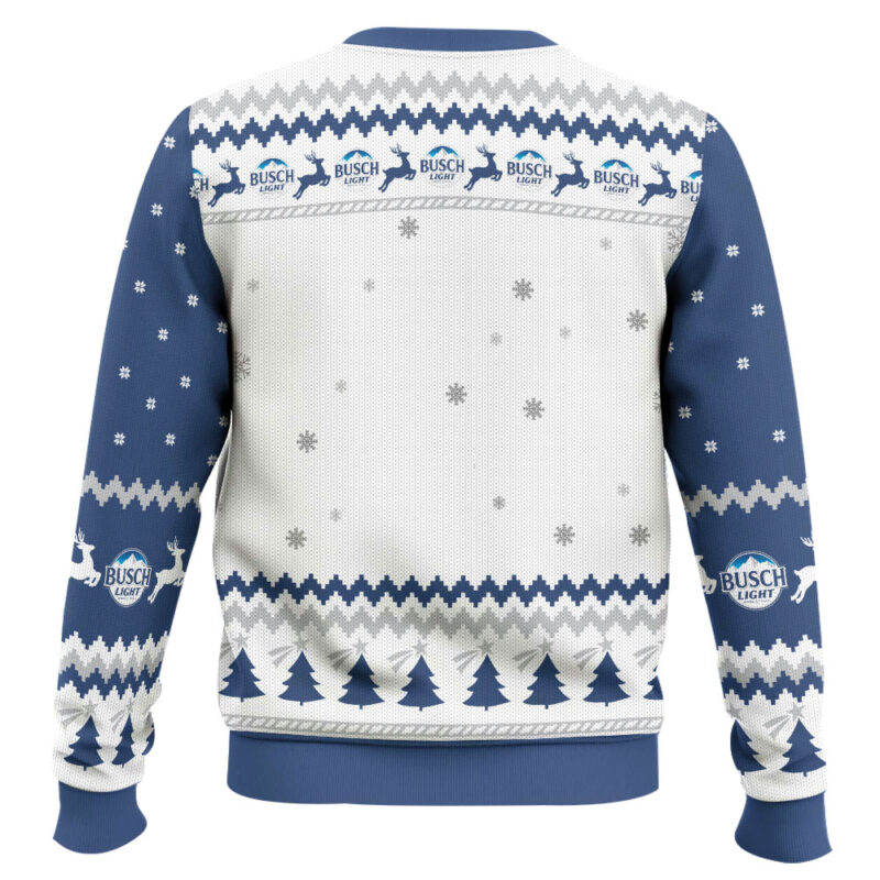 Hooktab Busch Light Heart Ugly Christmas Sweater Hooktab Busch Light Heart Ugly Christmas Sweater