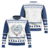 Hooktab Busch Light Heart Ugly Christmas Sweater