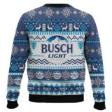 Hooktab Busch Light Lager Ugly Christmas Sweater