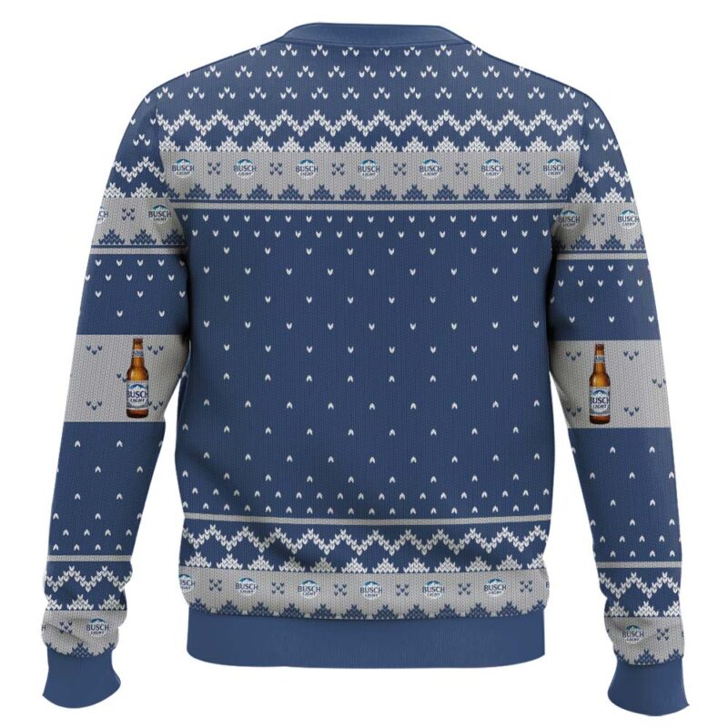Hooktab Busch Light Makes Me Happy Ugly Christmas Sweater Hooktab Busch Light Makes Me Happy Ugly Christmas Sweater