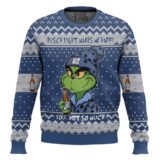 Hooktab Busch Light Makes Me Happy Ugly Christmas Sweater