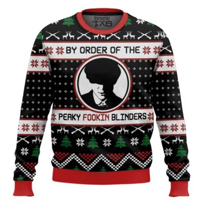 Hooktab By The Order Of The Peaky Blinders Ugly Christmas Sweater
