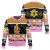 Hooktab C-3PO Star Wars Ugly Christmas Sweater