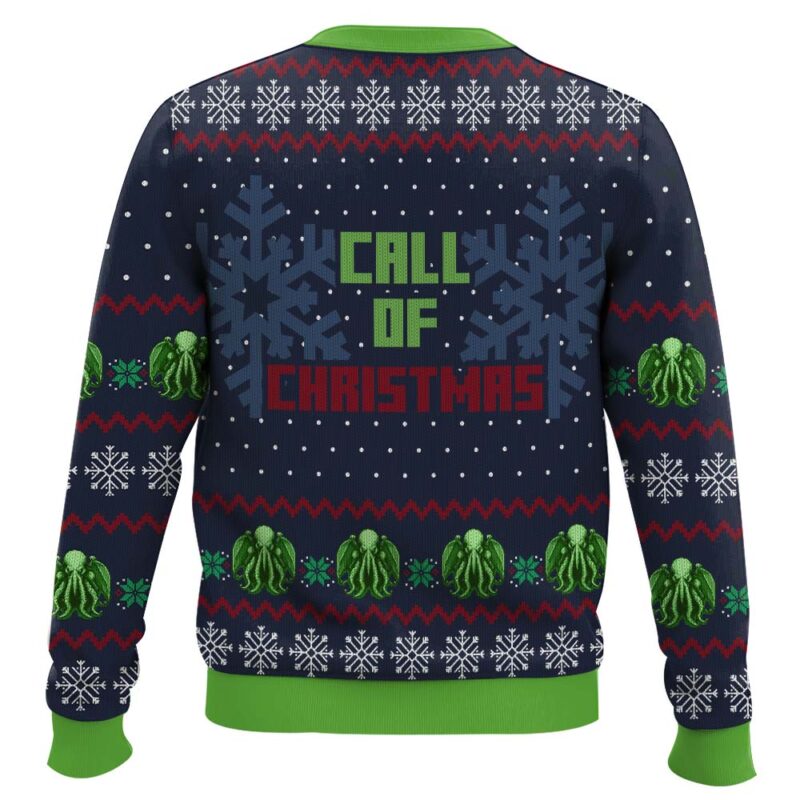 Hooktab Call Of Christmas Cthulhu Ugly Christmas Sweater Hooktab Call Of Christmas Cthulhu Ugly Christmas Sweater
