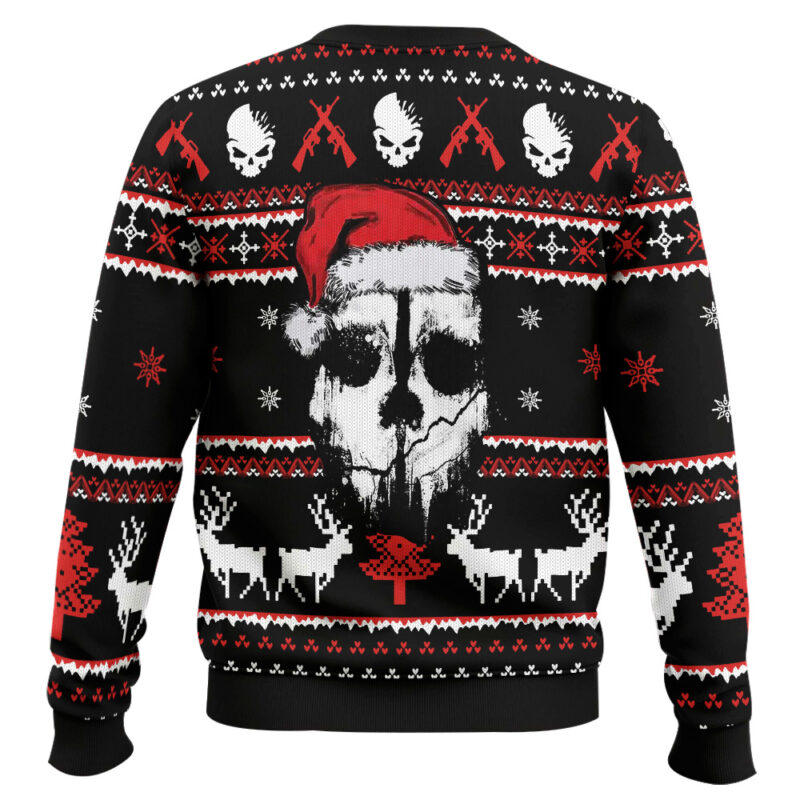 Hooktab Call Of Duty Ghosts Ugly Christmas Sweater Hooktab Call Of Duty Ghosts Ugly Christmas Sweater