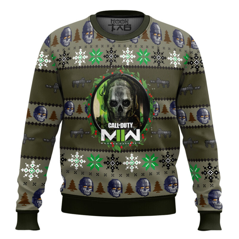 Hooktab Call Of Duty Modern Warfare 2 Ugly Christmas Sweater
