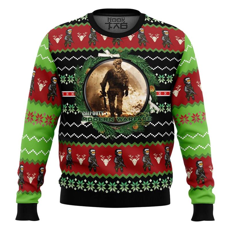 Hooktab Call Of Duty Modern Warfare Ugly Christmas Sweater