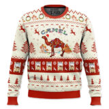 Hooktab Camel Cigarettes Ugly Christmas Sweater
