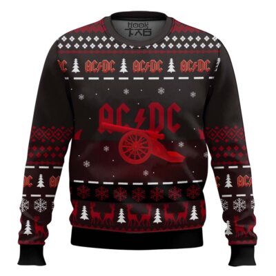 Hooktab Canon AC/DC Ugly Christmas Sweater