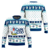 Hooktab Cape Cod Potato Chips Ugly Christmas Sweater