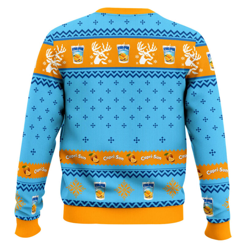 Hooktab Capri Sun Ugly Christmas Sweater Hooktab Capri Sun Ugly Christmas Sweater