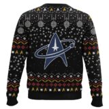 Hooktab Captain Cat Make It Meow Star Trek Ugly Christmas Sweater