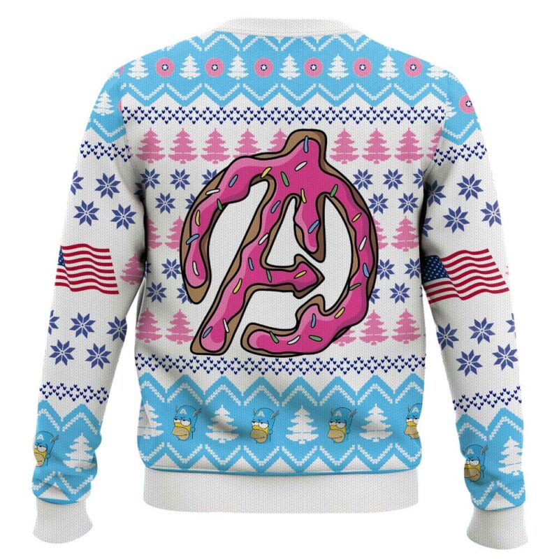 Hooktab Captain Homer The Simpsons Ugly Christmas Sweater Hooktab Captain Homer The Simpsons Ugly Christmas Sweater