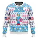 Hooktab Captain Homer The Simpsons Ugly Christmas Sweater