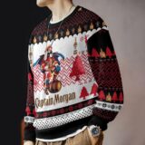 Hooktab Captain Morgan Rum Ugly Christmas Sweater