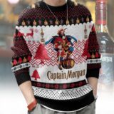 Hooktab Captain Morgan Rum Ugly Christmas Sweater