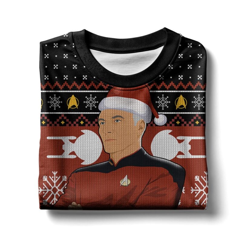 Hooktab Captain Picard Give Me Some Snow Ugly Christmas Sweater Hooktab Captain Picard Give Me Some Snow Ugly Christmas Sweater