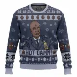 Hooktab Captain Raymond Holt Hot Damn Brooklyn Nine-nine Ugly Christmas Sweater