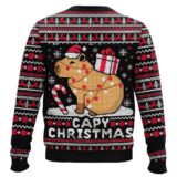 Hooktab Capy Christmas Capybara Ugly Christmas Sweater