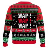 Hooktab Cardi B All I Want Is Shmoney Ugly Christmas Sweater