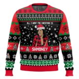 Hooktab Cardi B All I Want Is Shmoney Ugly Christmas Sweater