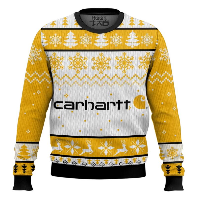 Hooktab Carhartt Ugly Christmas Sweater