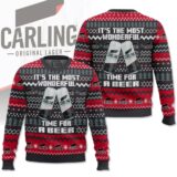 Hooktab Carling UK Beer Ugly Christmas Sweater