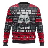 Hooktab Carling UK Beer Ugly Christmas Sweater