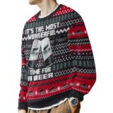 Hooktab Carling UK Beer Ugly Christmas Sweater