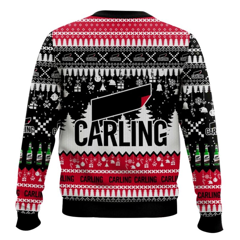 Hooktab Carling United Kingdom Beer Ugly Christmas Sweater Hooktab Carling United Kingdom Beer Ugly Christmas Sweater