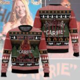 Hooktab Carrie White Have A Carrie Christmas Ugly Christmas Sweater