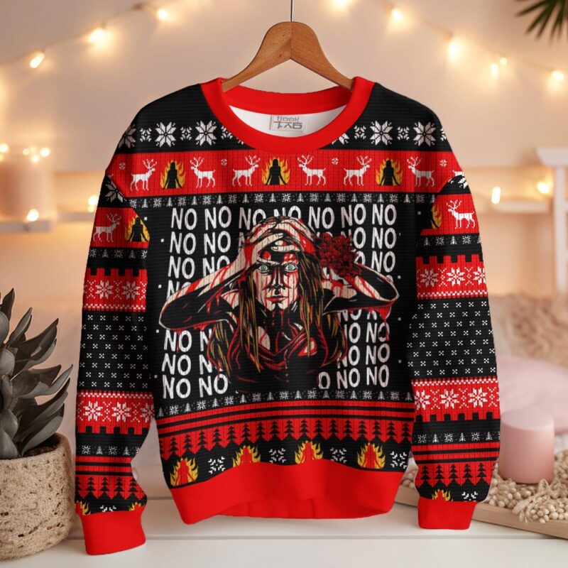 Hooktab Carrie White Stphen King Carrie Ugly Christmas Sweater Hooktab Carrie White Stphen King Carrie Ugly Christmas Sweater