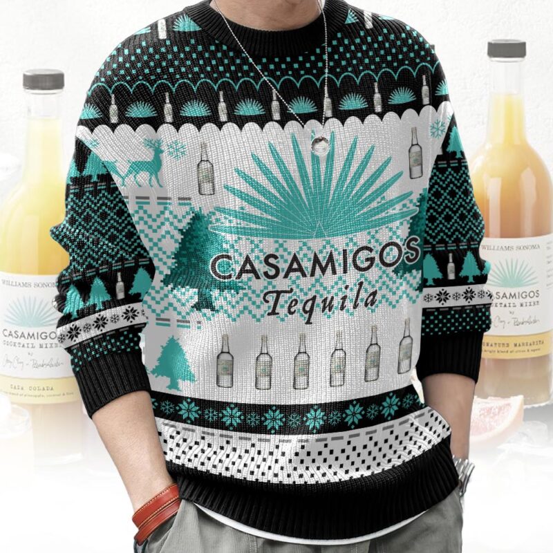 Hooktab Casamigos Tequila Ugly Christmas Sweater Hooktab Casamigos Tequila Ugly Christmas Sweater