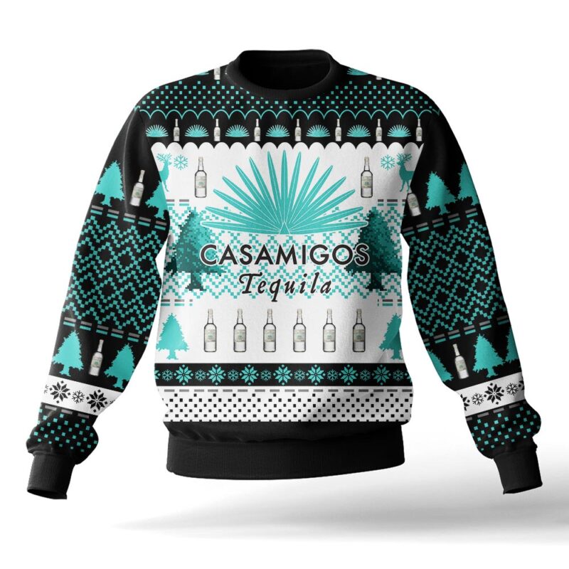 Hooktab Casamigos Tequila Ugly Christmas Sweater Hooktab Casamigos Tequila Ugly Christmas Sweater