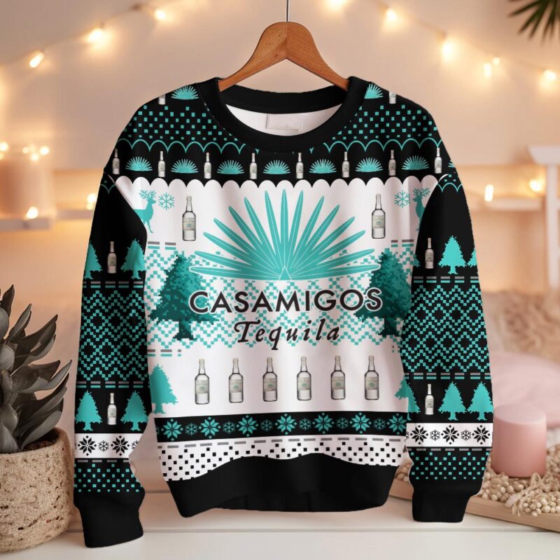 Hooktab Casamigos Tequila Ugly Christmas Sweater Hooktab Casamigos Tequila Ugly Christmas Sweater