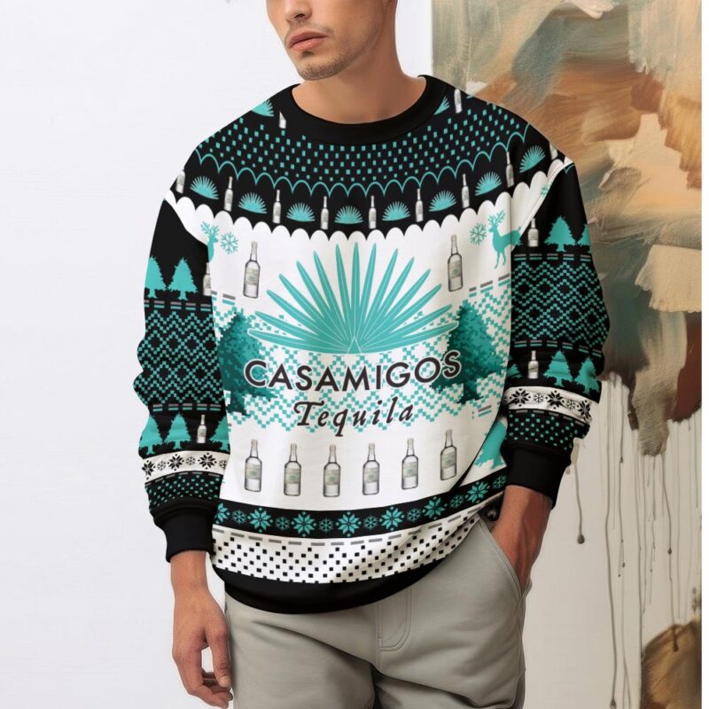Hooktab Casamigos Tequila Ugly Christmas Sweater Hooktab Casamigos Tequila Ugly Christmas Sweater