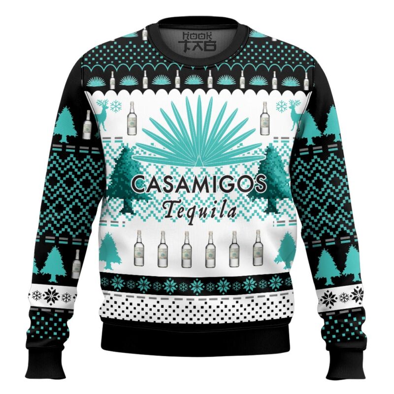 Hooktab Casamigos Tequila Ugly Christmas Sweater