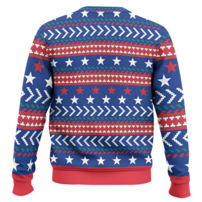 Hooktab Cat In Jumper Ugly Christmas Sweater