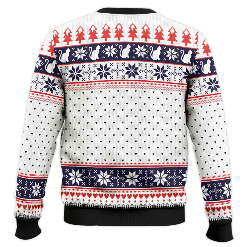 Hooktab Cat Meowy Christmas Ugly Christmas Sweater Hooktab Cat Meowy Christmas Ugly Christmas Sweater