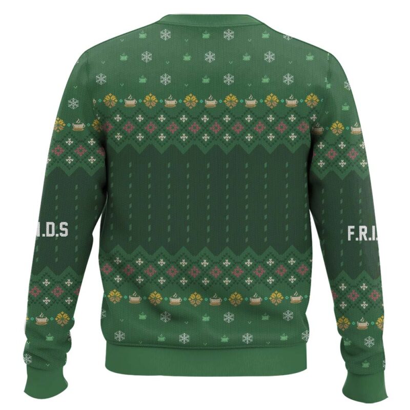 Hooktab Central Perk Friends Ugly Christmas Sweater Hooktab Central Perk Friends Ugly Christmas Sweater