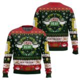Hooktab Central Perk How You Doin' Friends Ugly Christmas Sweater