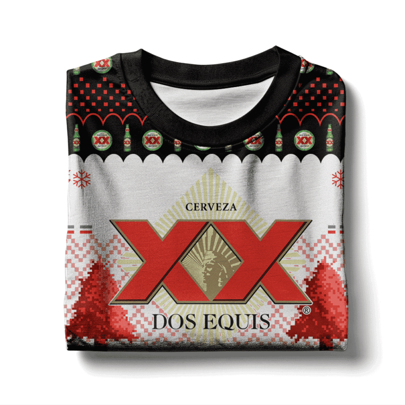 Hooktab Cerveza Dos Equis Ugly Christmas Sweater Hooktab Cerveza Dos Equis Ugly Christmas Sweater
