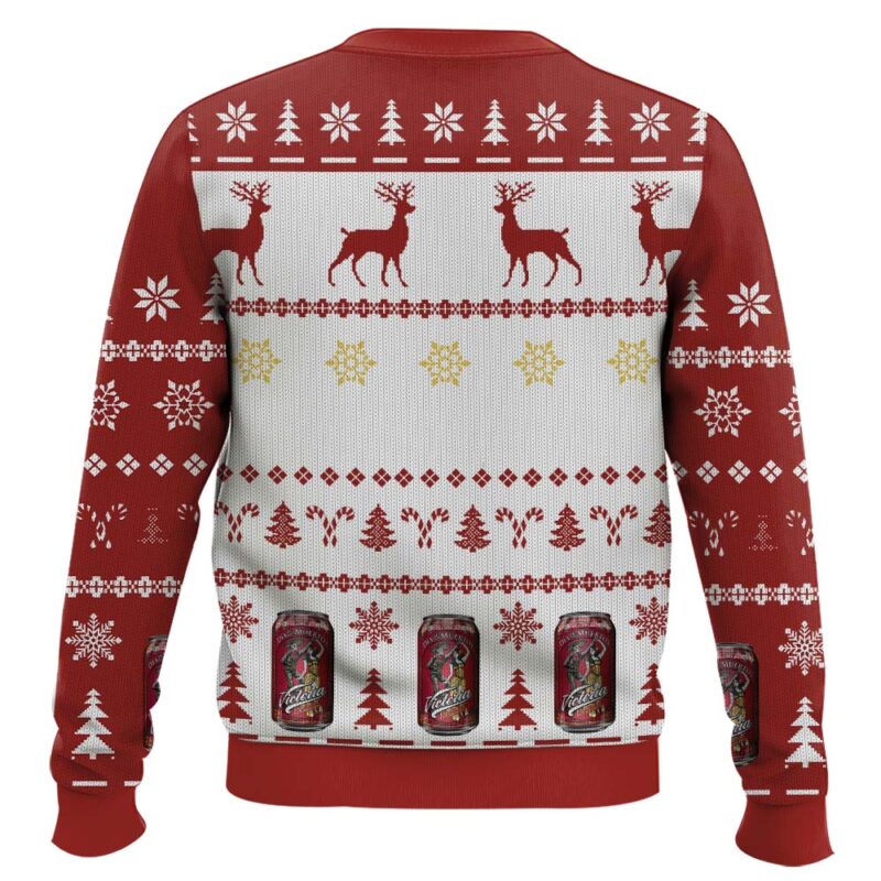 Hooktab Cerveza Victoria Mexican Beer Ugly Christmas Sweater Hooktab Cerveza Victoria Mexican Beer Ugly Christmas Sweater