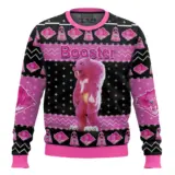 Hooktab Chainsmoking Booster Jingle All The Way Ugly Christmas Sweater